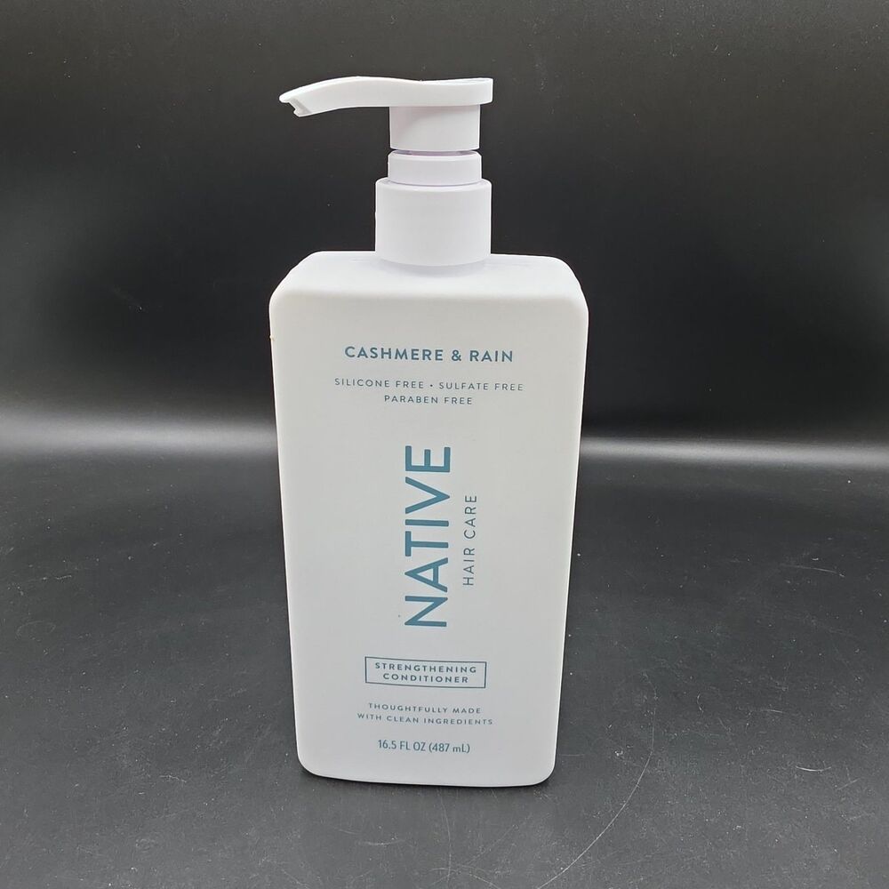 Native Cashmere & Rain Strengthening Conditioner 16.5 oz  Pump New
